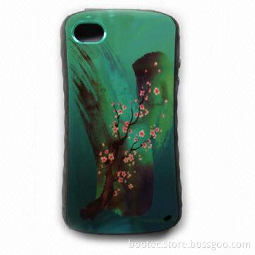 Soft TPU case for iPhone 4/4S, with optical coating